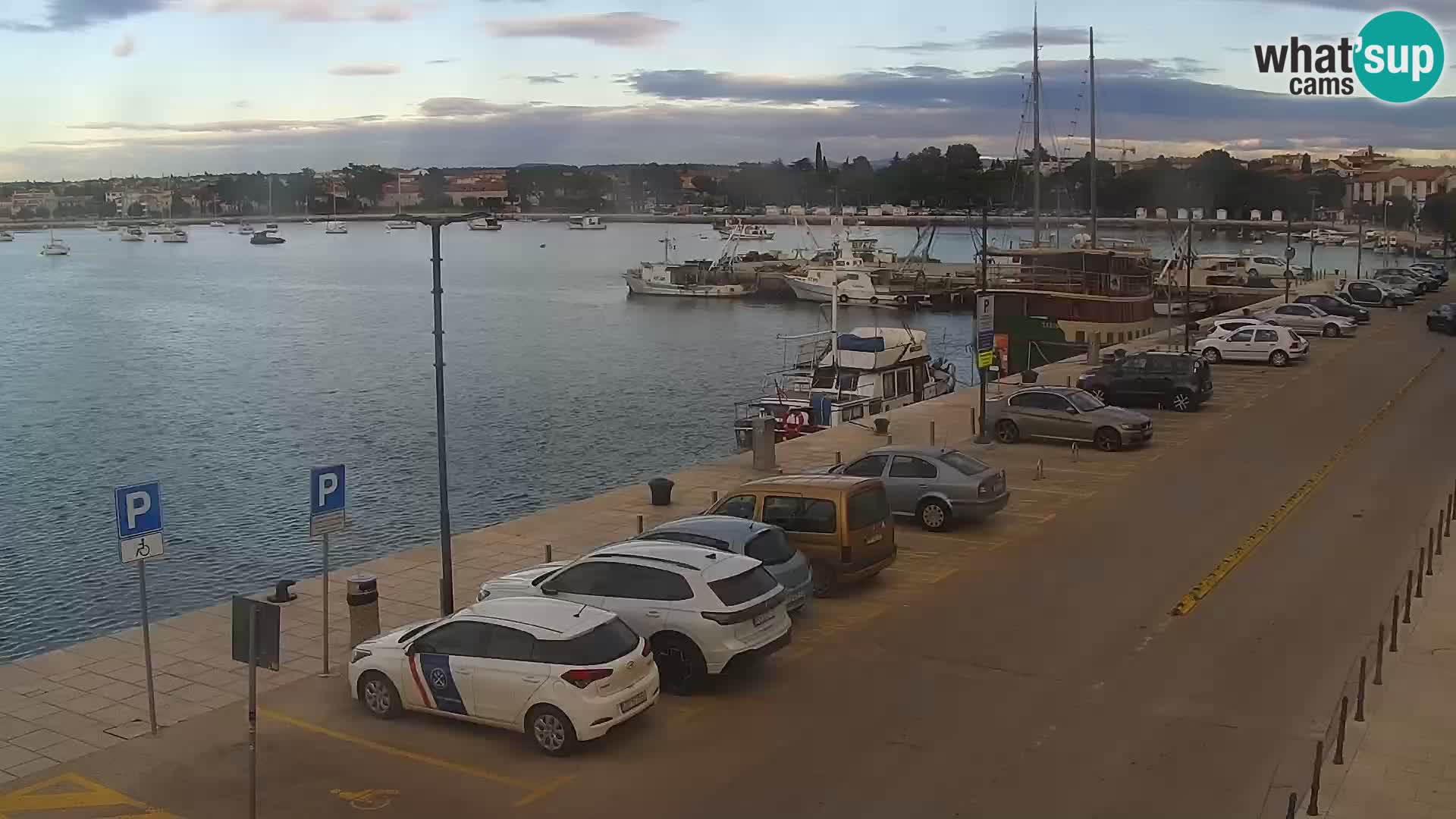 Live webcam Umag – Harbour