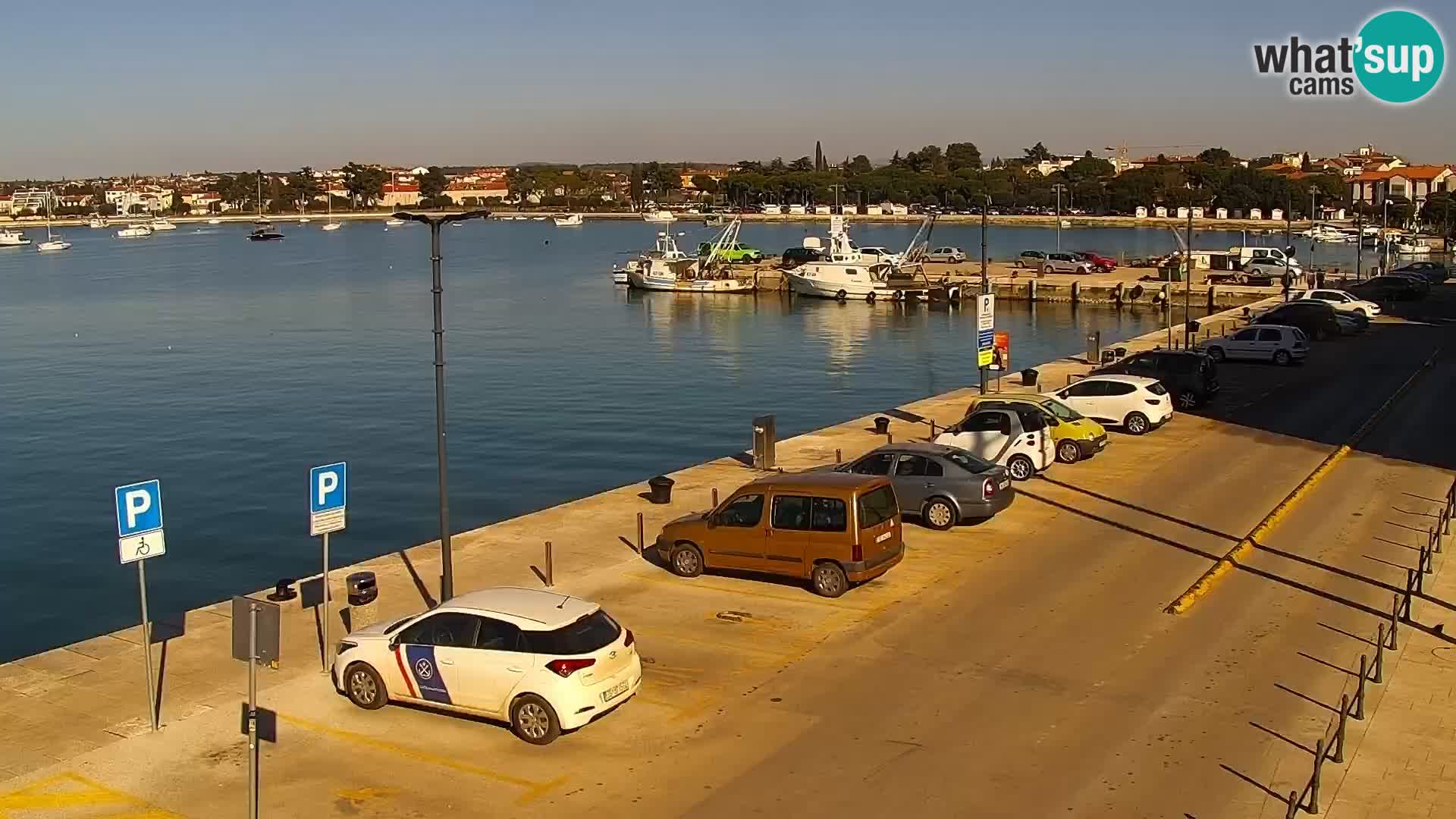 Live webcam Umag – Harbour