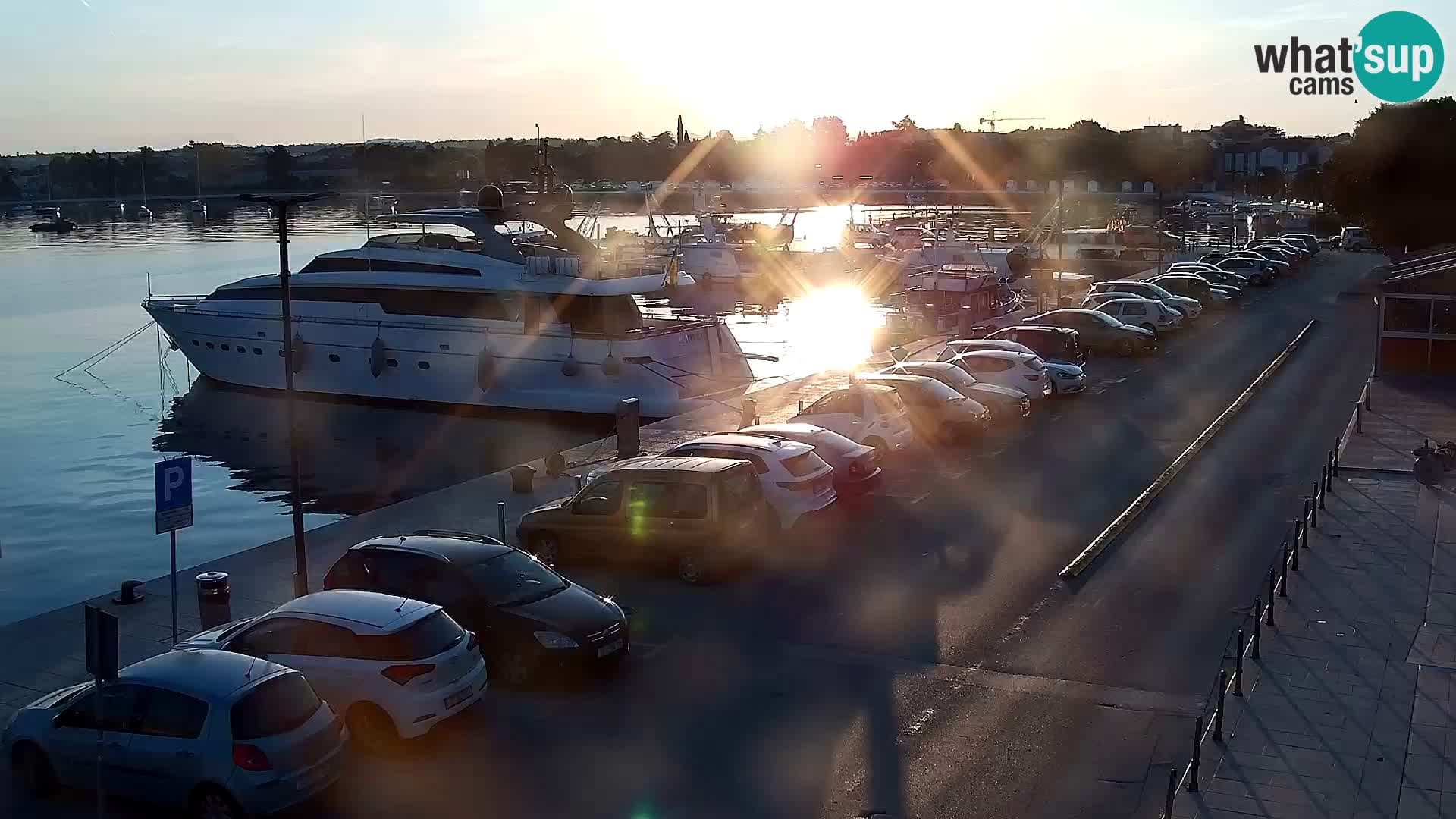 Live webcam Umag – Harbour