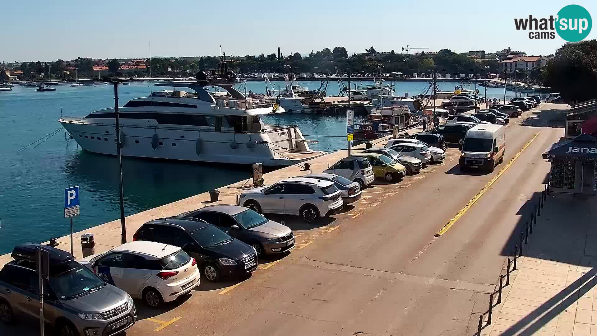 Live webcam Umag – Harbour
