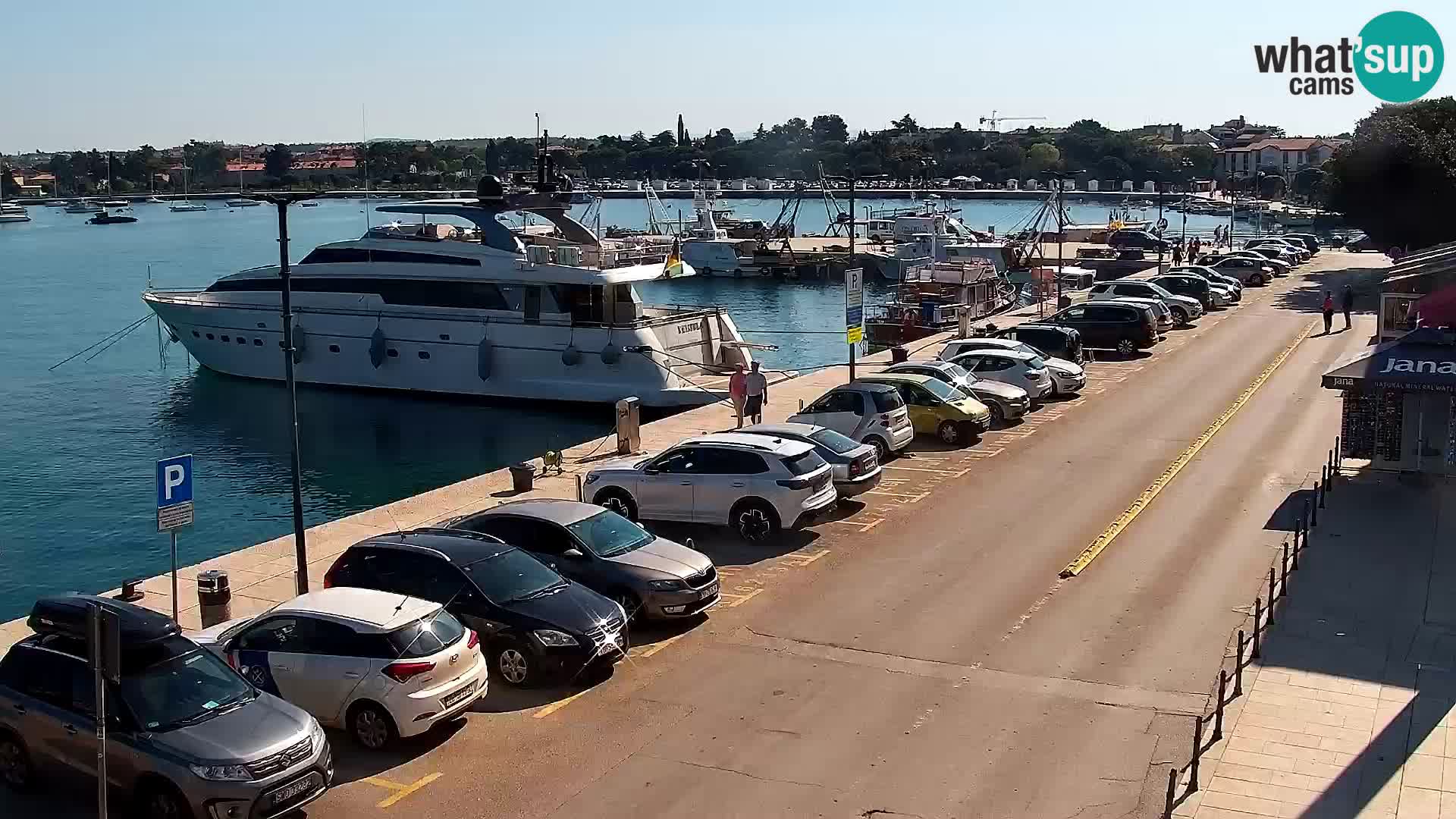Live webcam Umag – Harbour