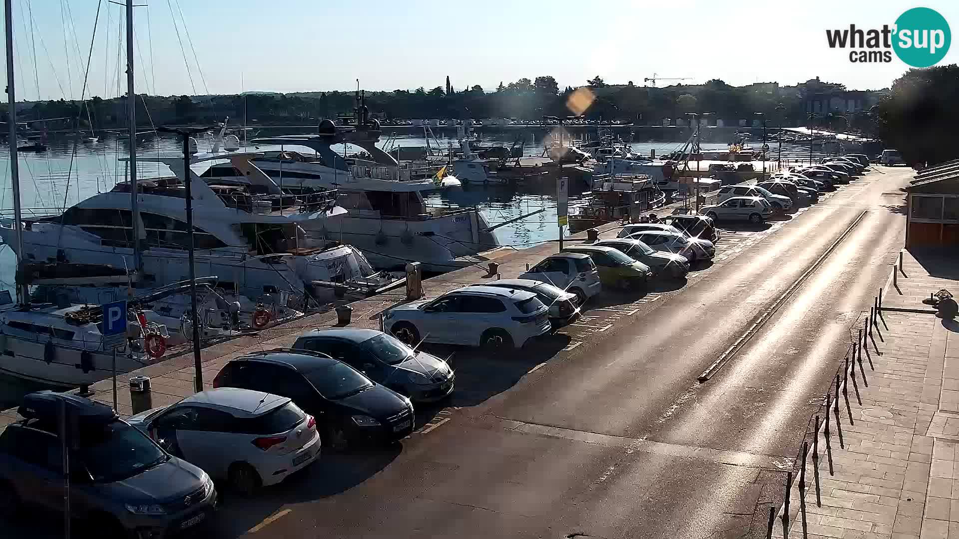 Live webcam Umag – Harbour