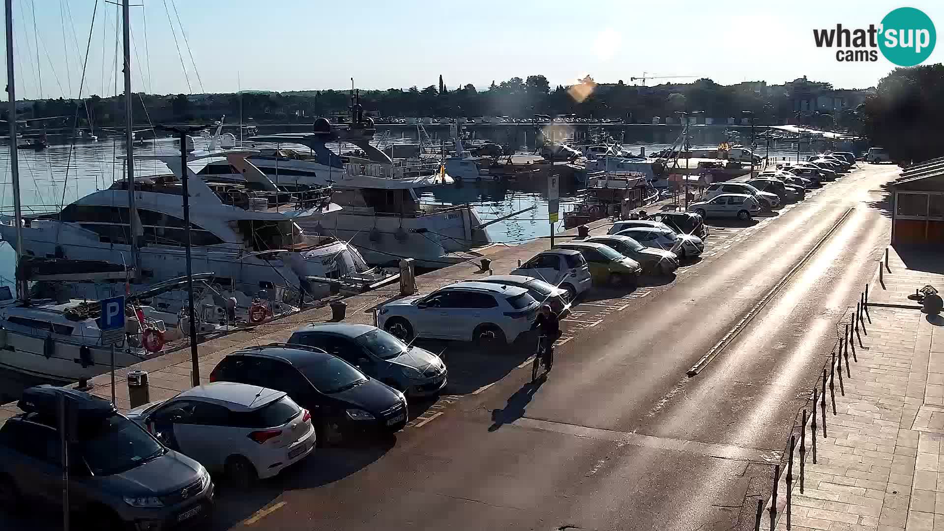 Live webcam Umag – Harbour