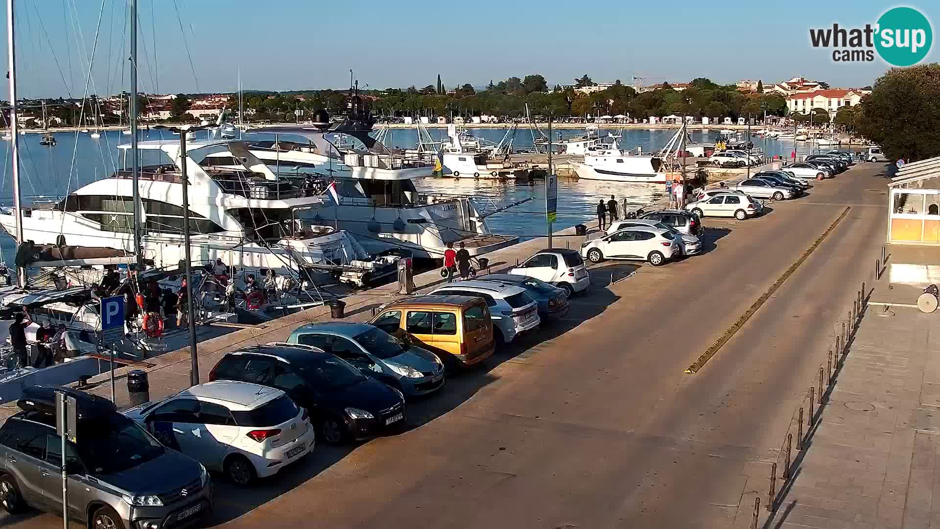 Piazza principale Umago Live Webcam