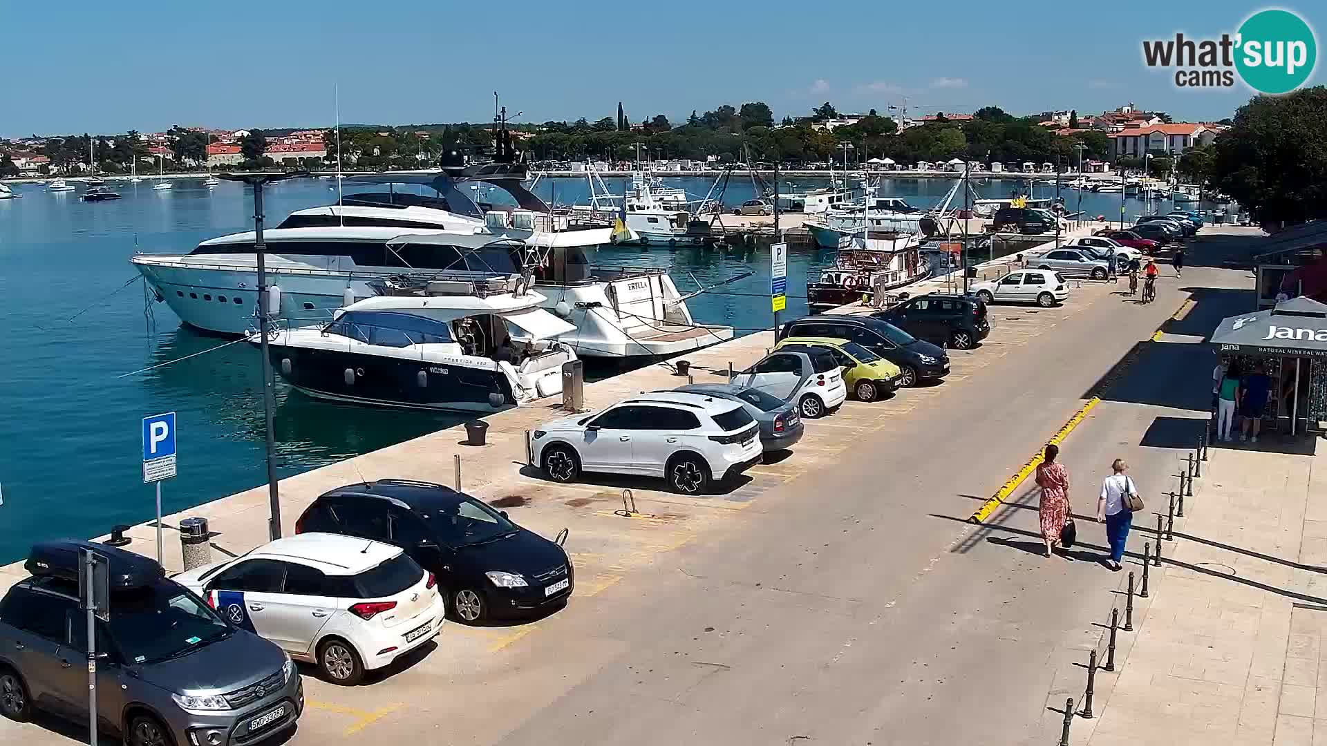 Live webcam Umag – Harbour