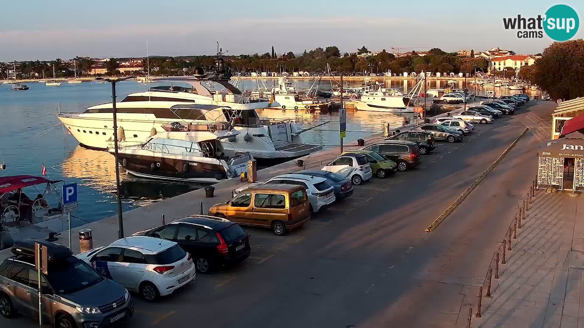 Live webcam Umag – Harbour