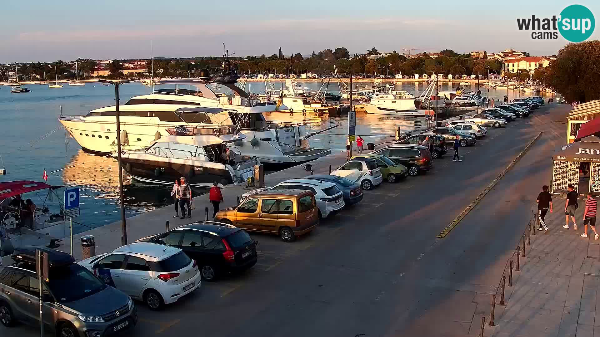 Live webcam Umag – Harbour