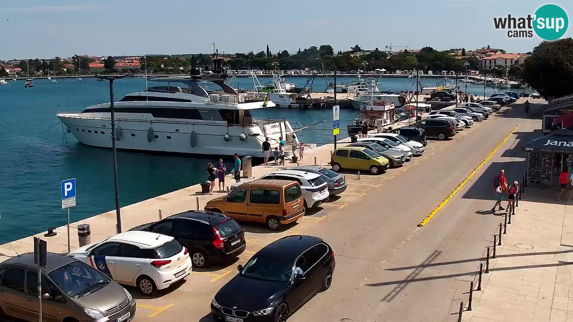 Live webcam Umag – Harbour