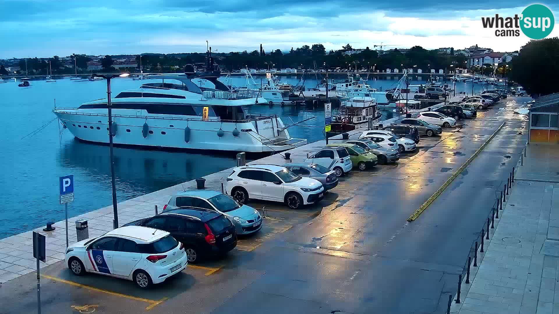 Live webcam Umag – Harbour
