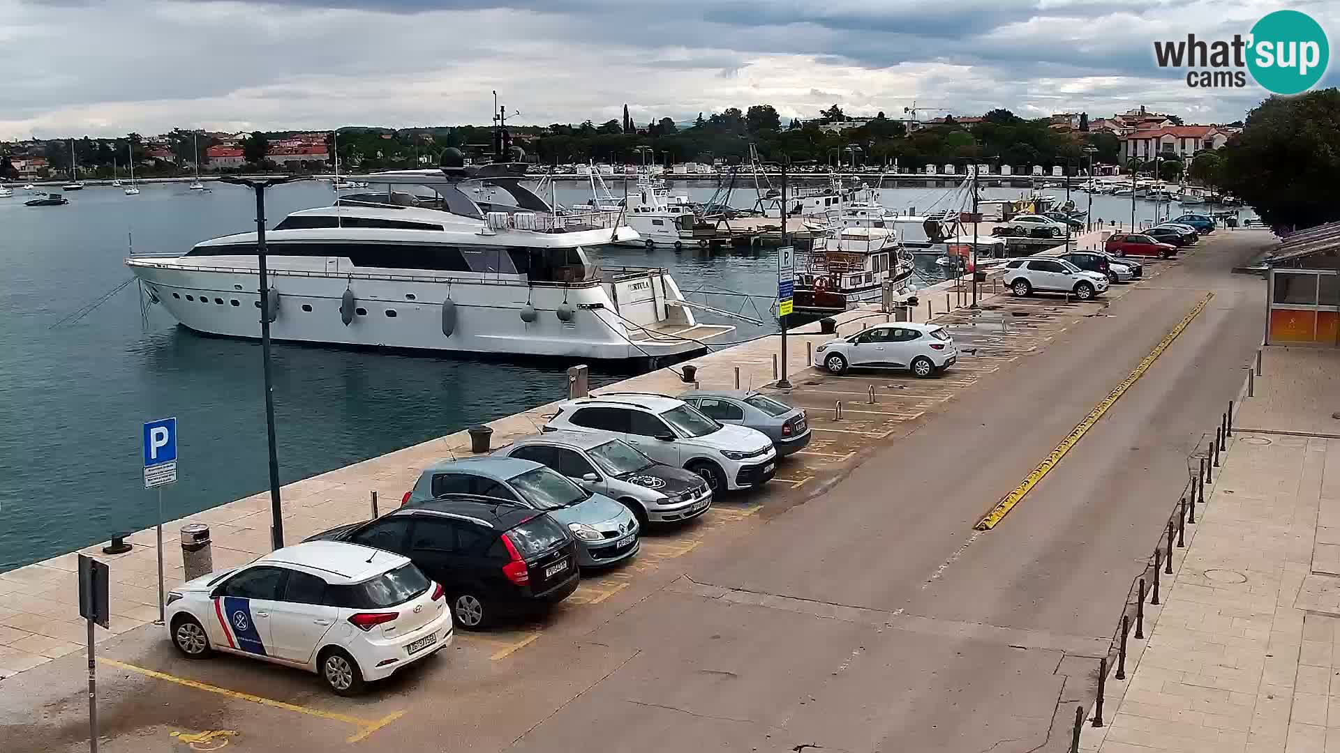 Piazza principale Umago Live Webcam
