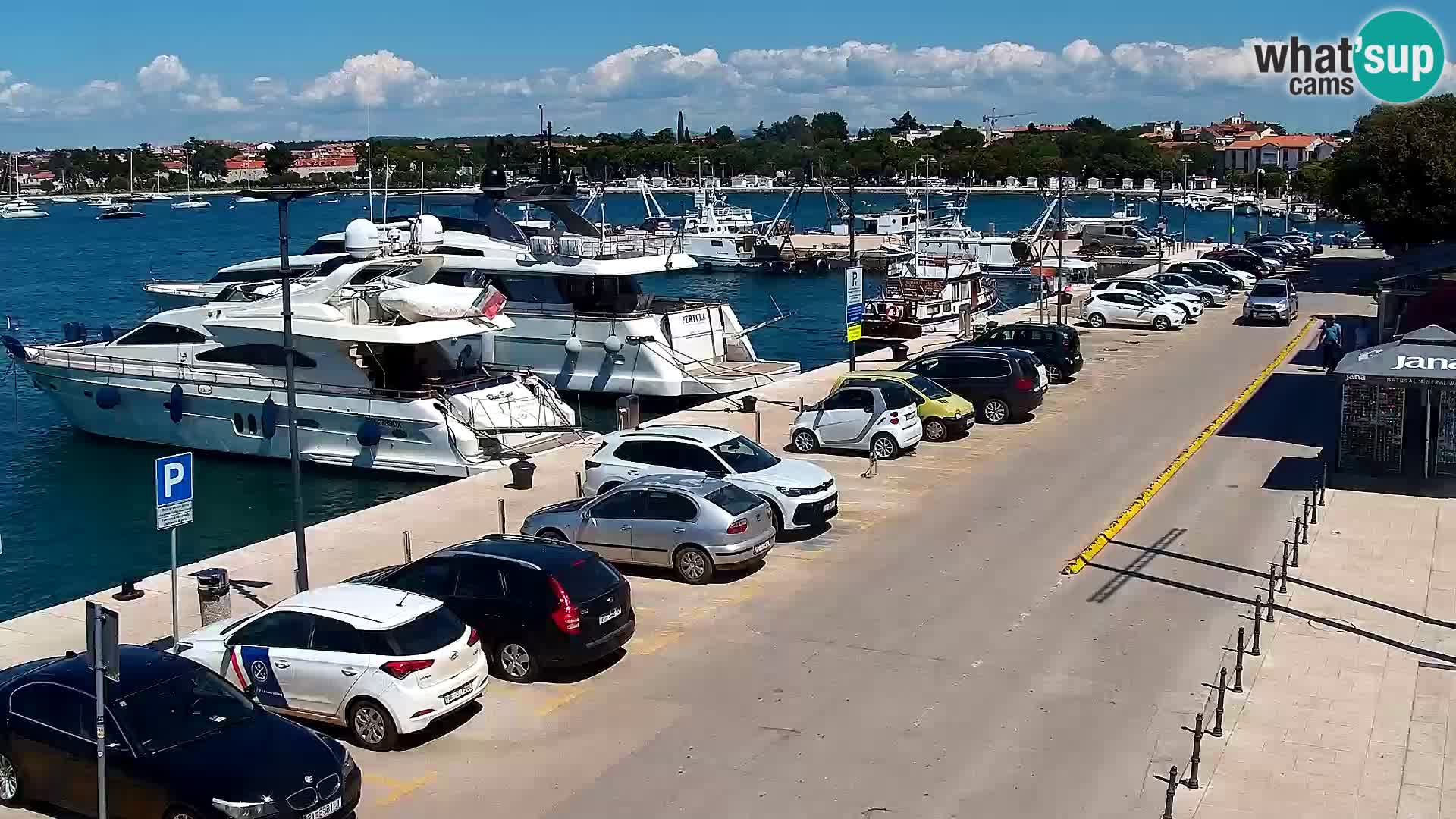 Live webcam Umag – Harbour
