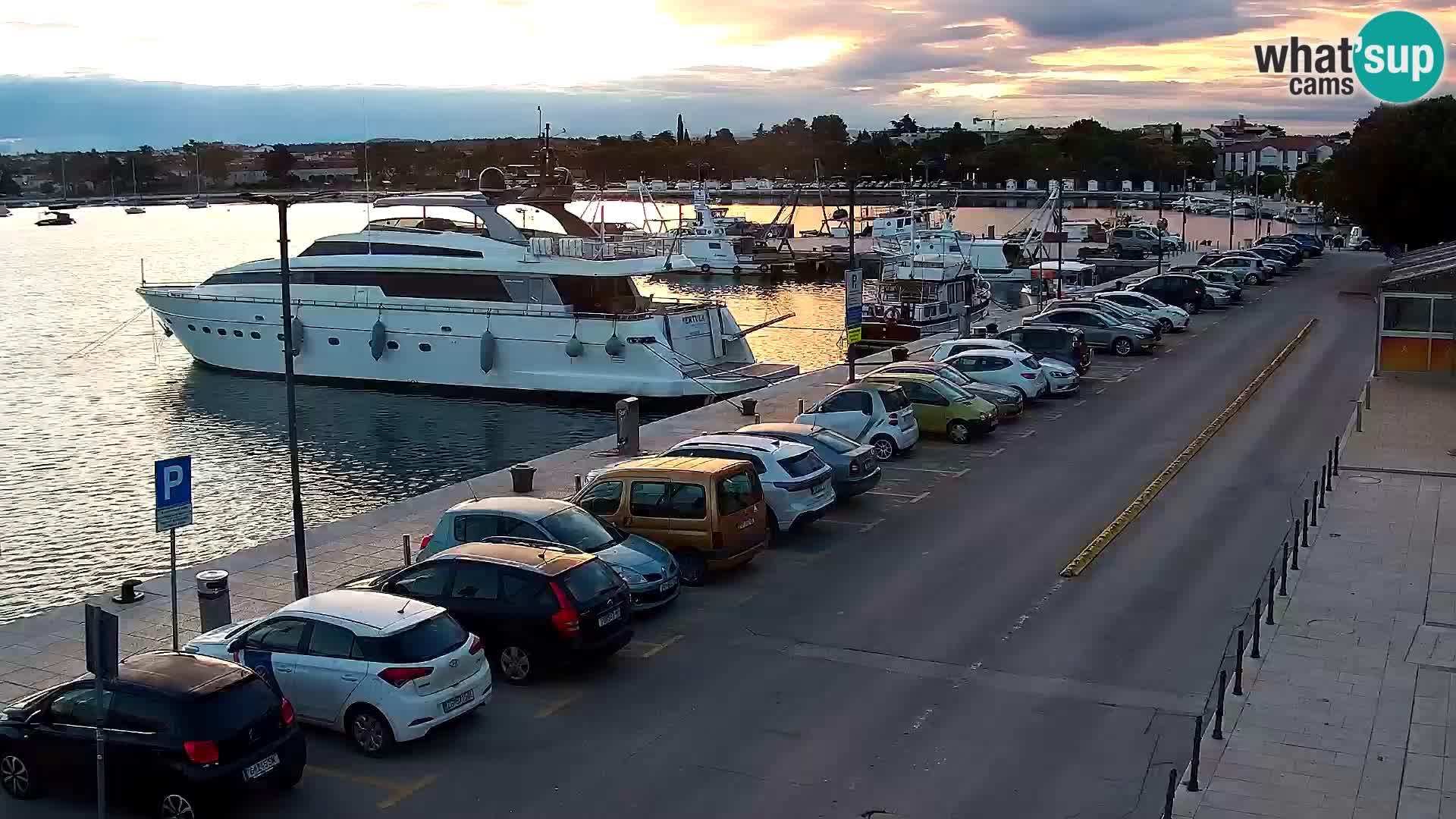 Piazza principale Umago Live Webcam