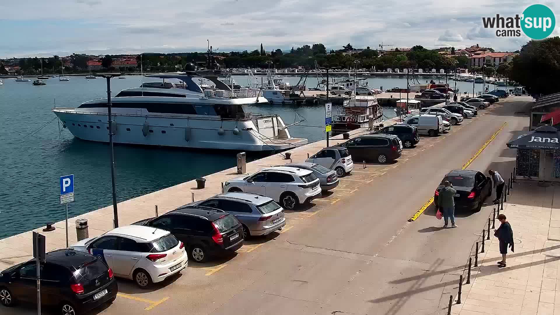 Piazza principale Umago Live Webcam