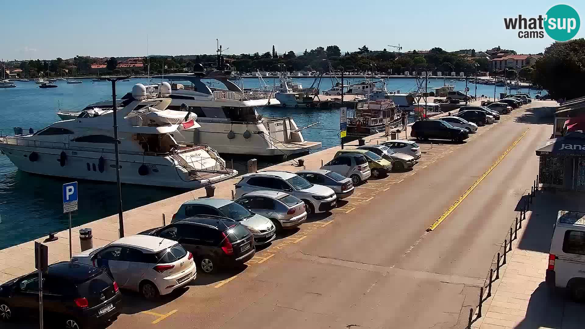 Piazza principale Umago Live Webcam