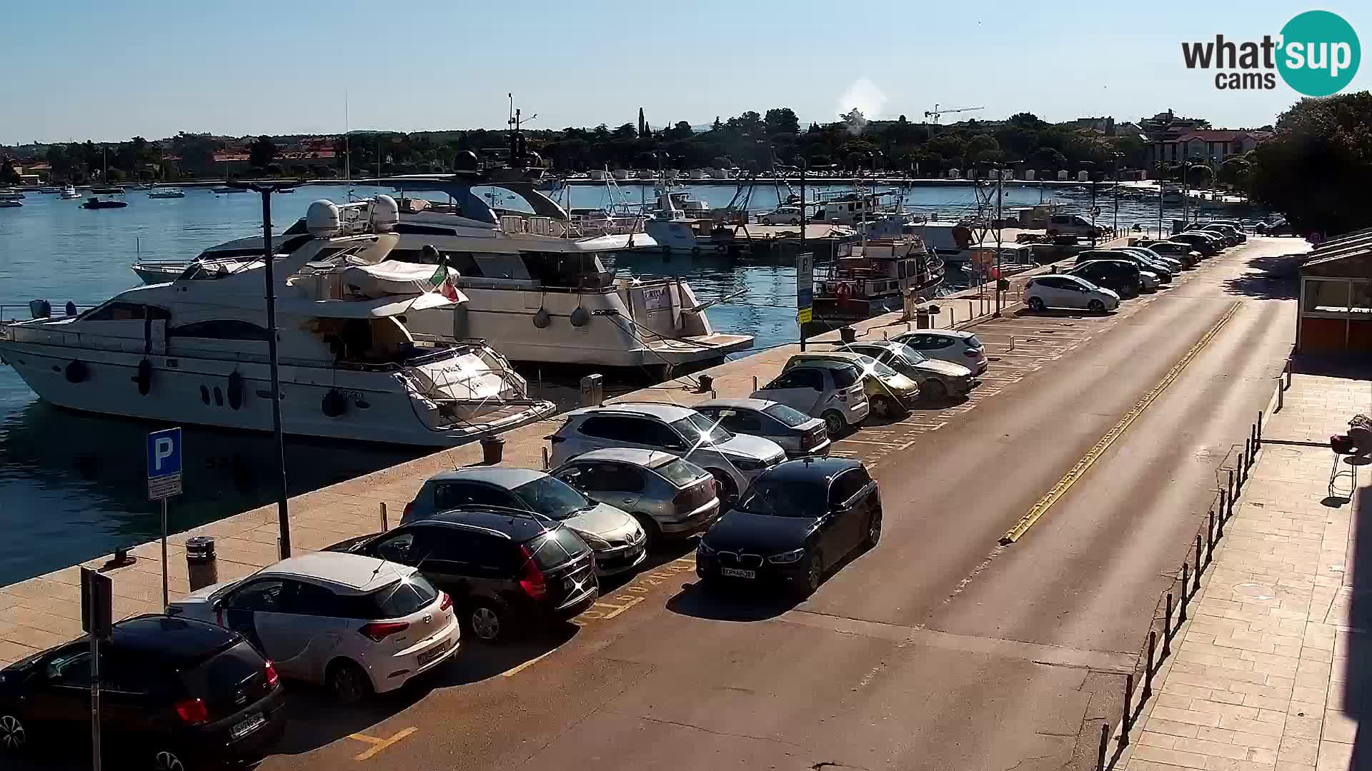 Piazza principale Umago Live Webcam