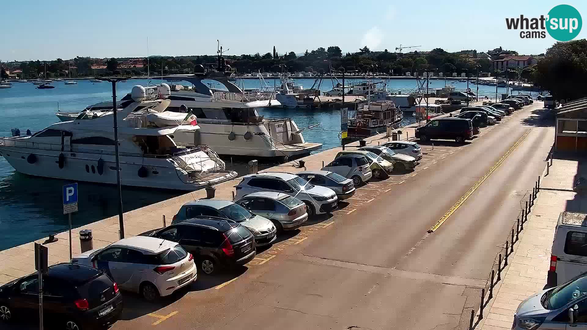 Piazza principale Umago Live Webcam