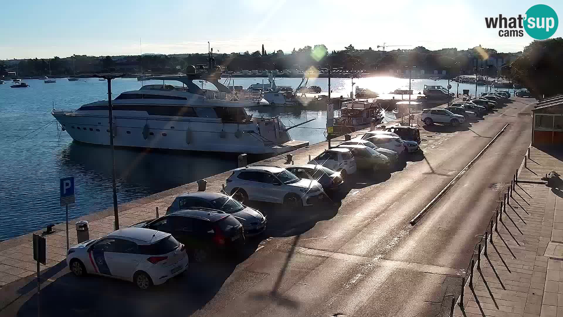 Webcam live Umago – porto