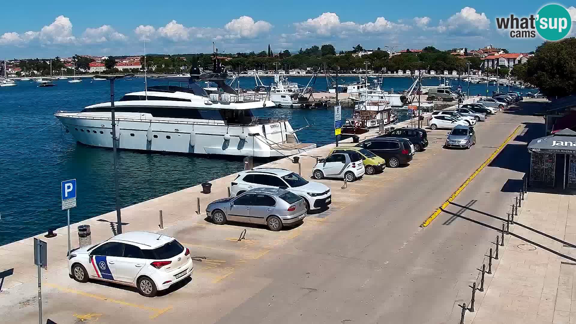 Piazza principale Umago Live Webcam