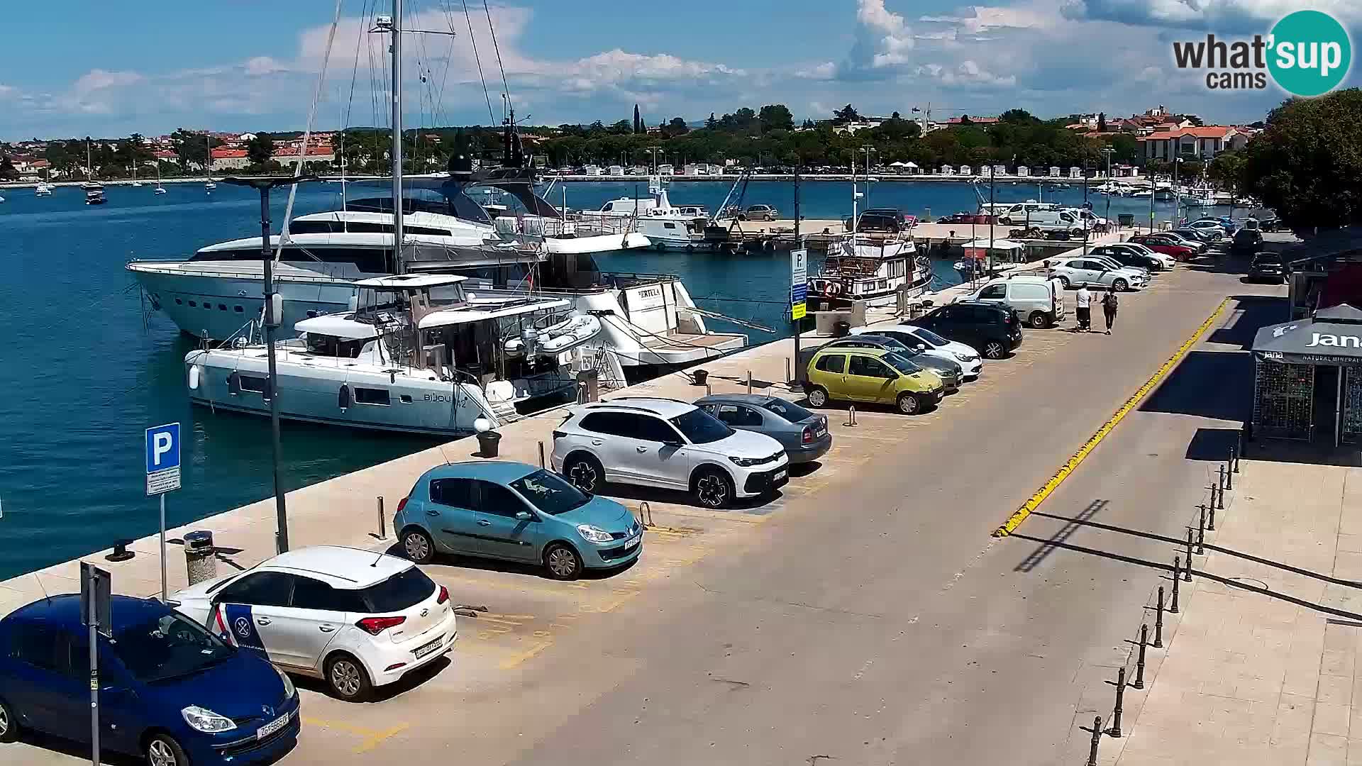 Piazza principale Umago Live Webcam