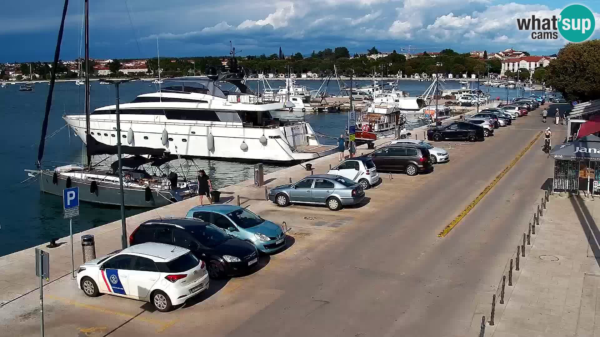 Piazza principale Umago Live Webcam