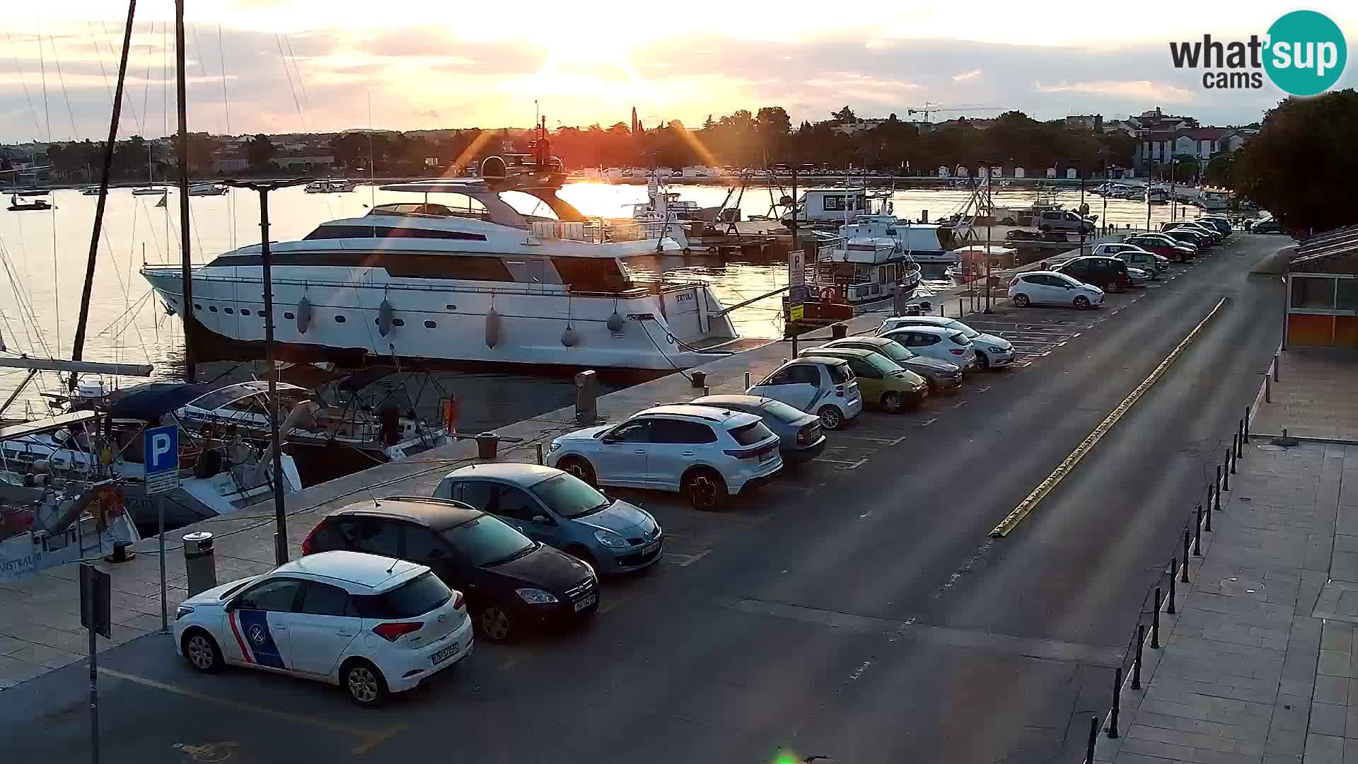 Live webcam Umag – Harbour