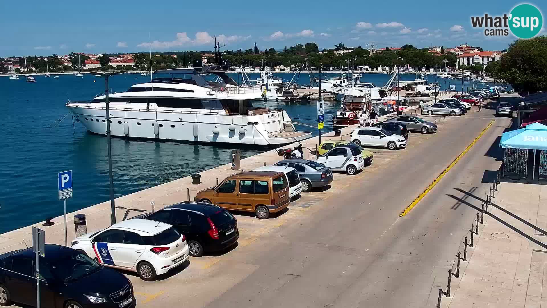Live webcam Umag – Harbour