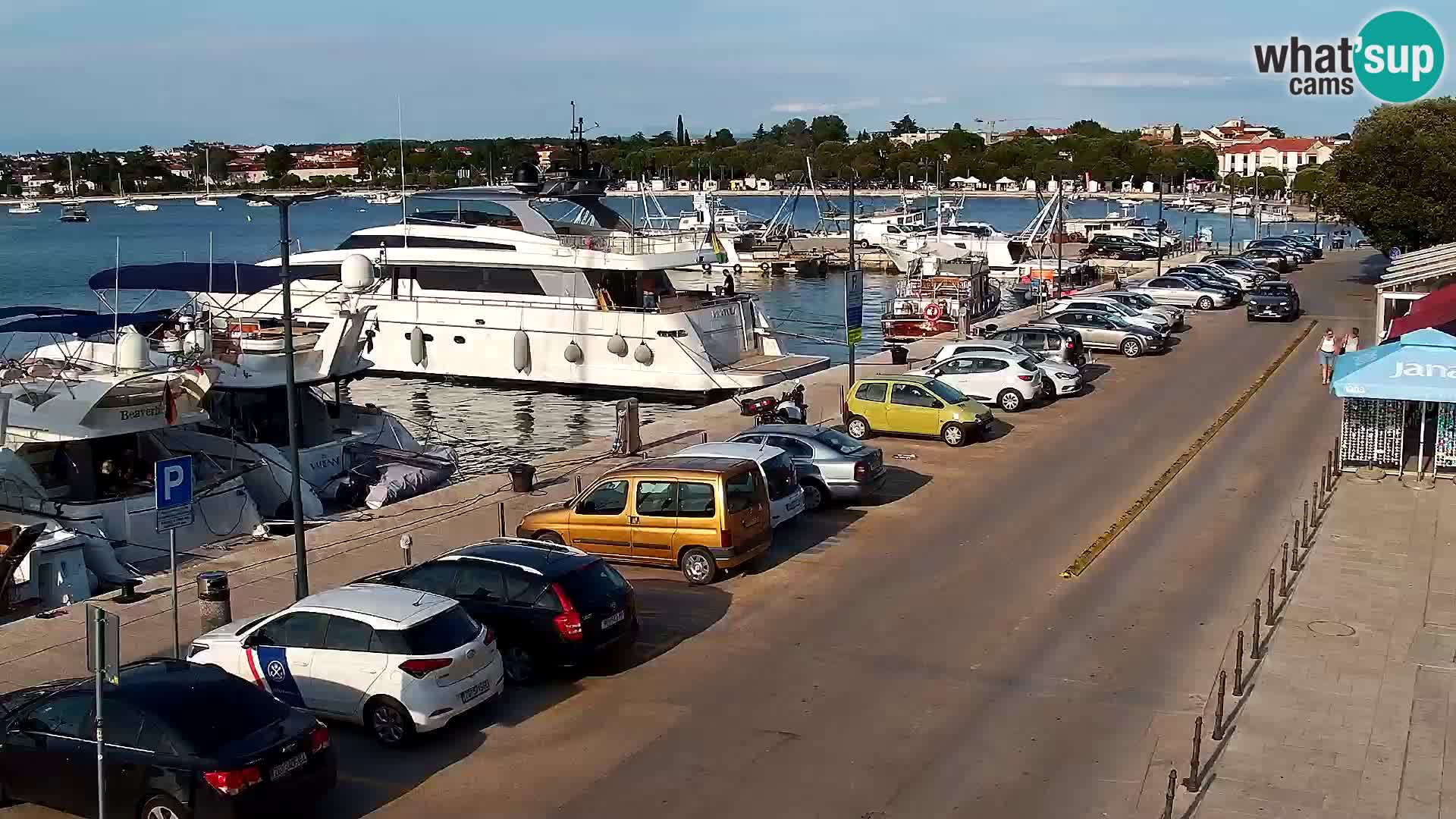 Live webcam Umag – Harbour