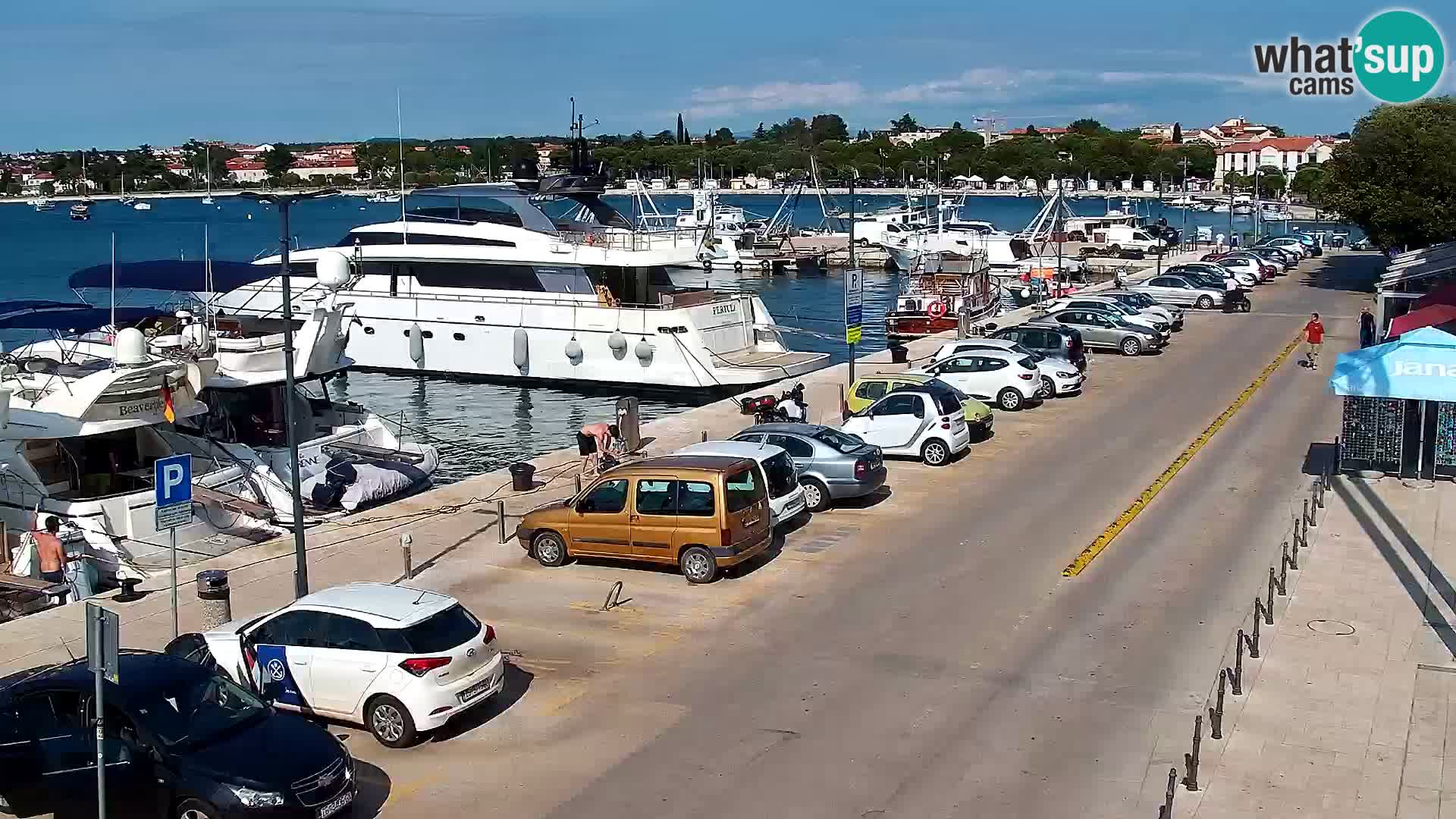Live webcam Umag – Harbour