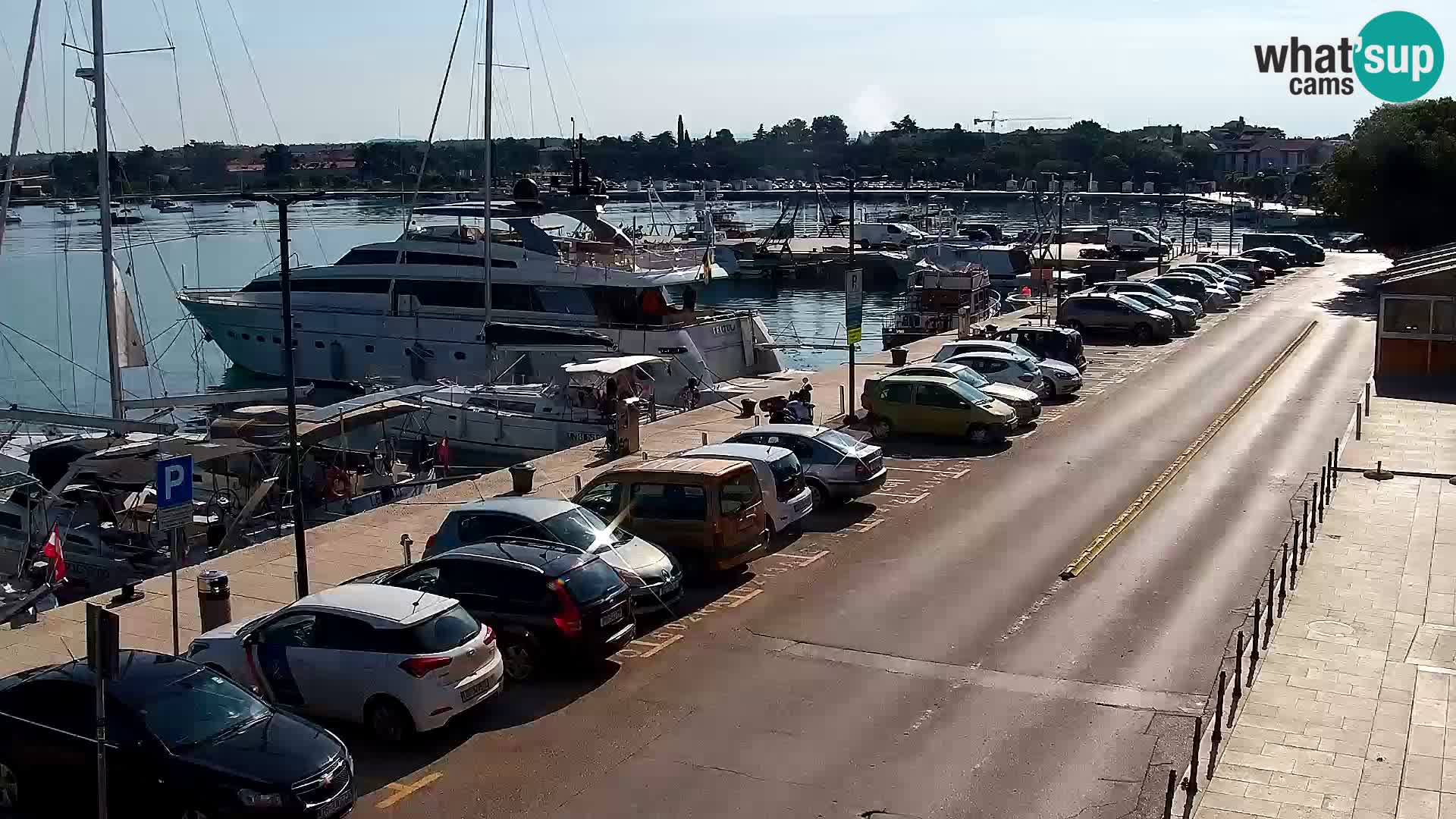 Live webcam Umag – Harbour