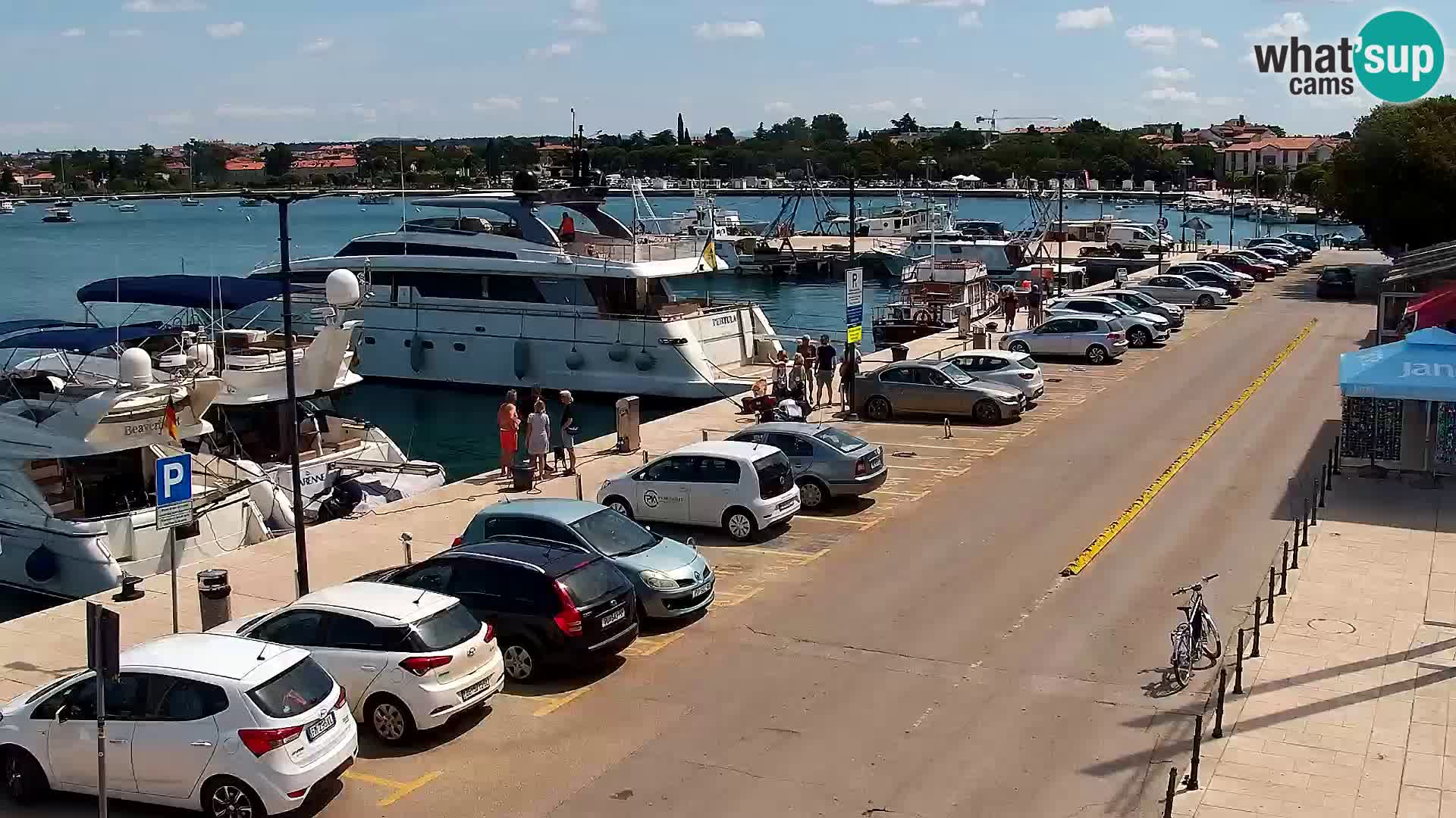 Piazza principale Umago Live Webcam