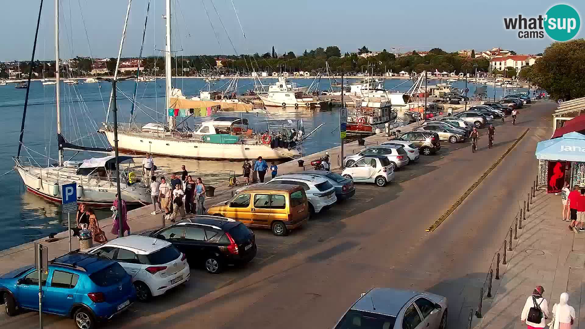 Live webcam Umag – Harbour