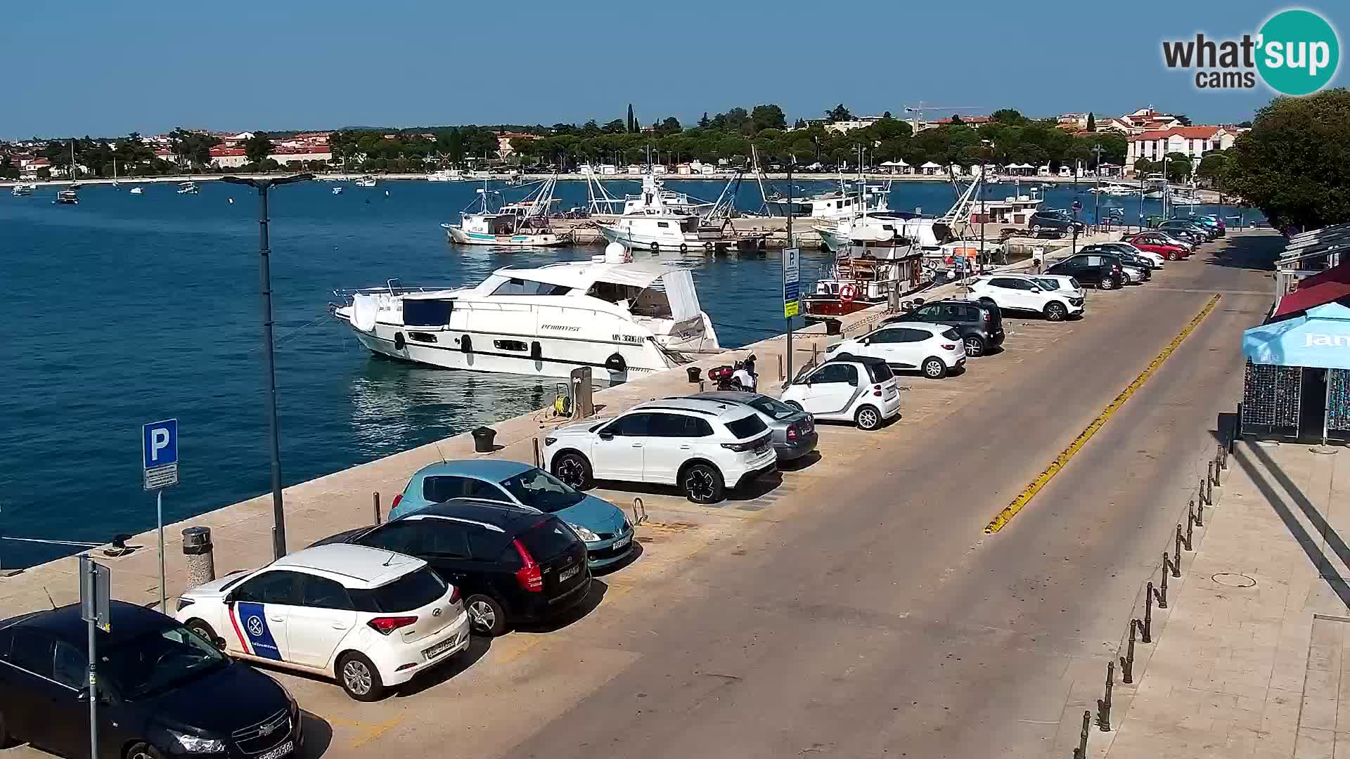 Live webcam Umag – Harbour