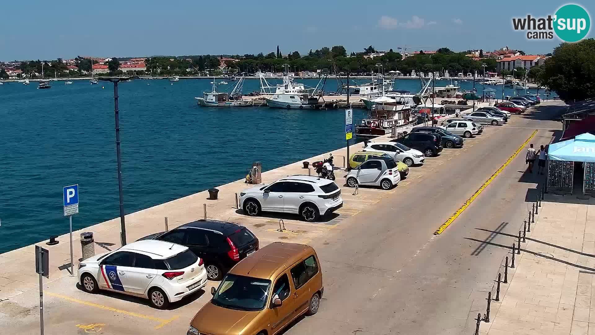 Live webcam Umag – Harbour