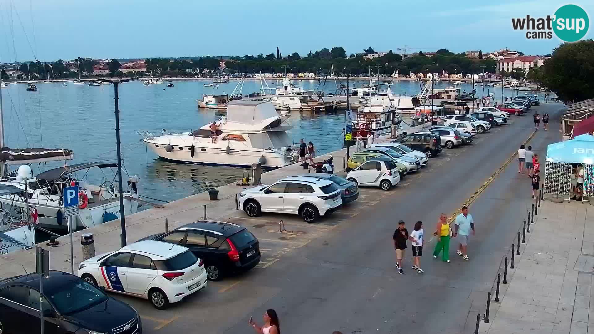 Live webcam Umag – Harbour