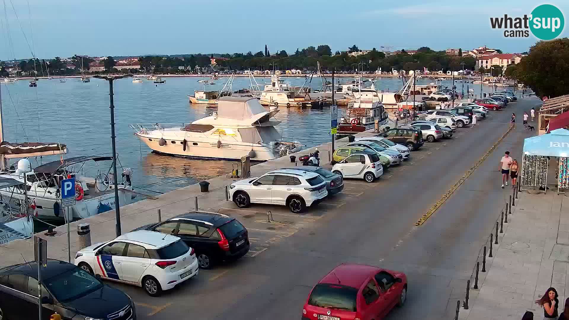 Live webcam Umag – Harbour