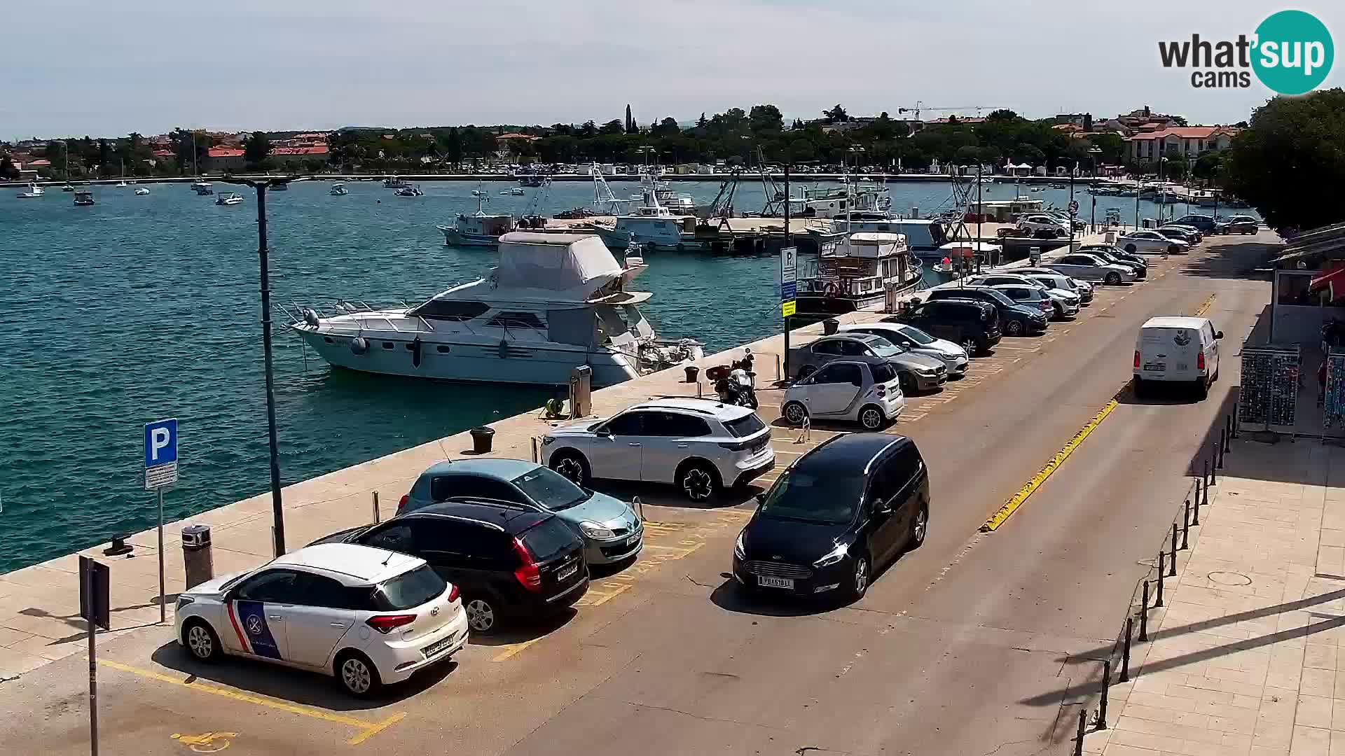 Piazza principale Umago Live Webcam