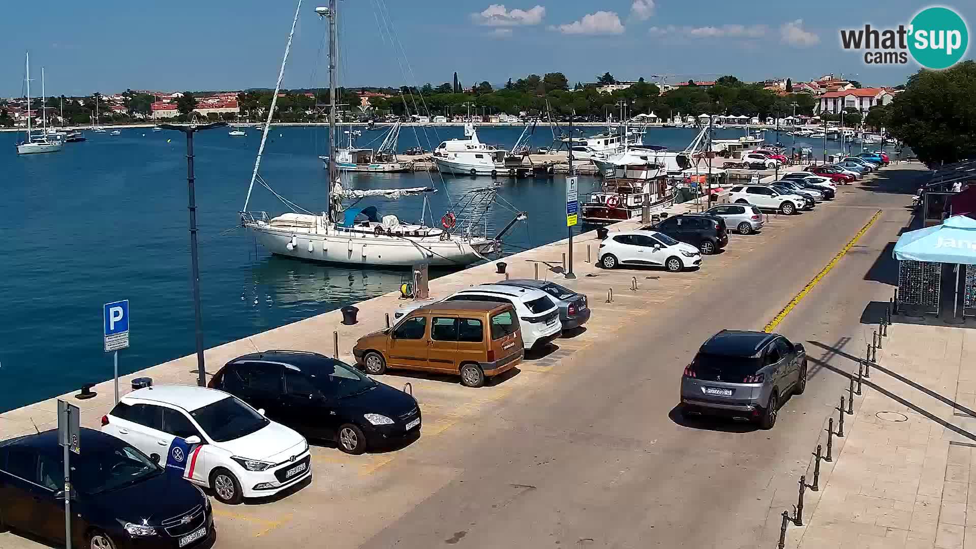 Piazza principale Umago Live Webcam