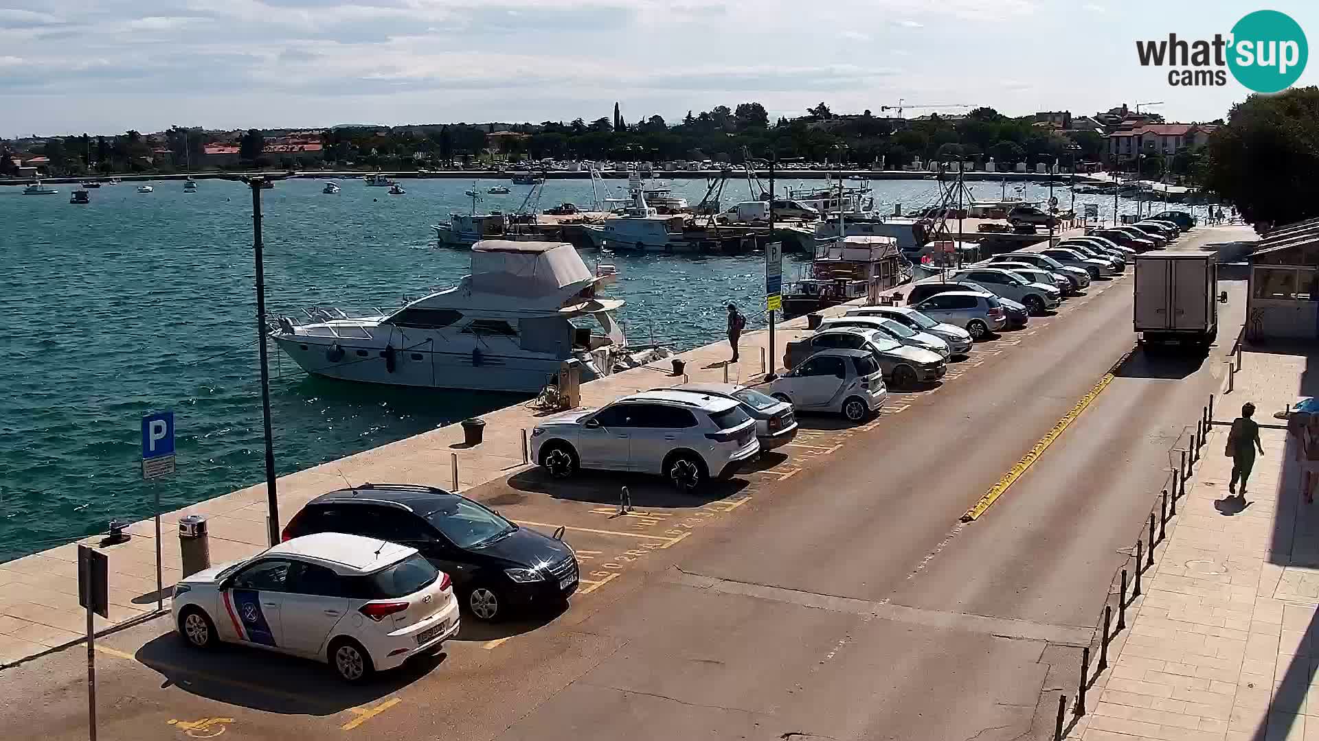 Live webcam Umag – Harbour