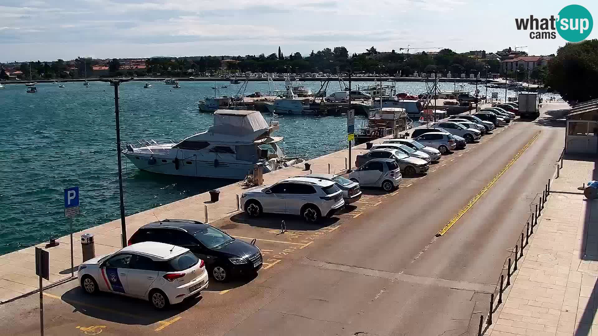 Piazza principale Umago Live Webcam