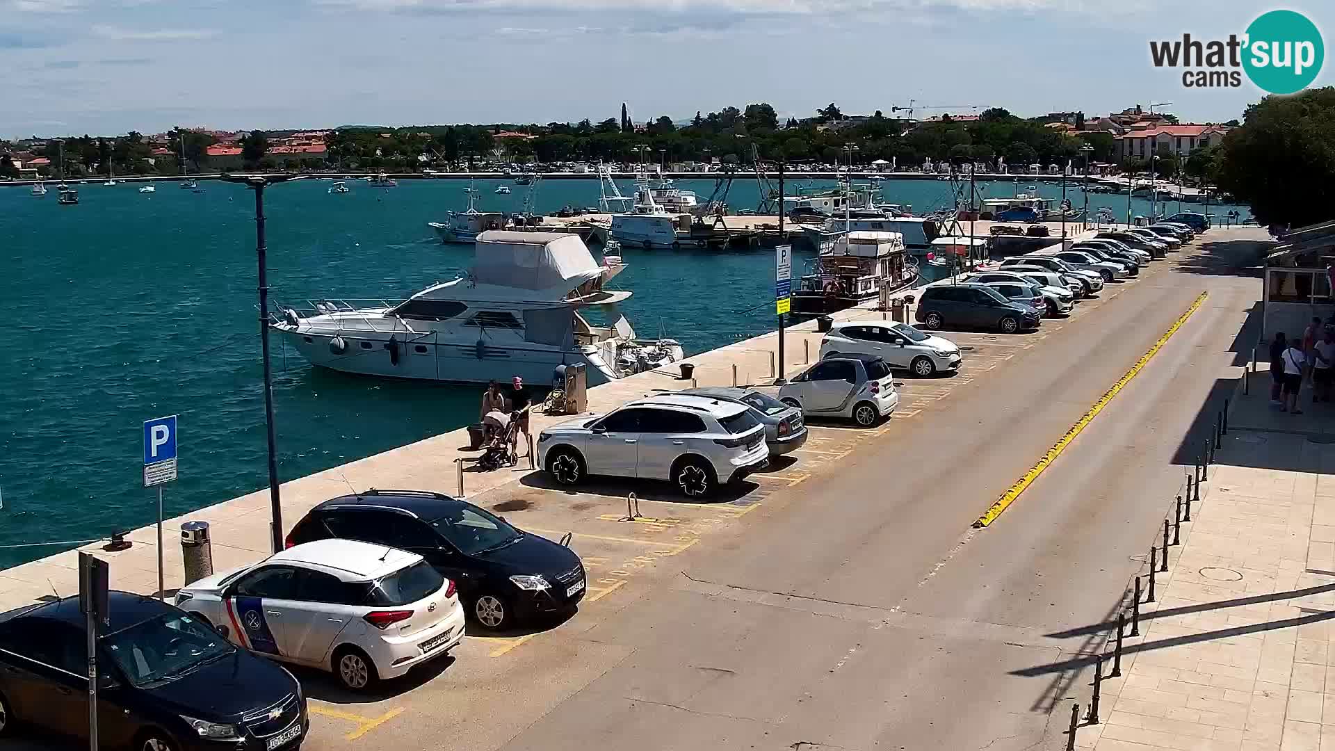 Live webcam Umag – Harbour