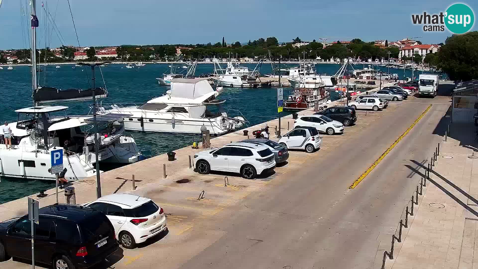 Piazza principale Umago Live Webcam