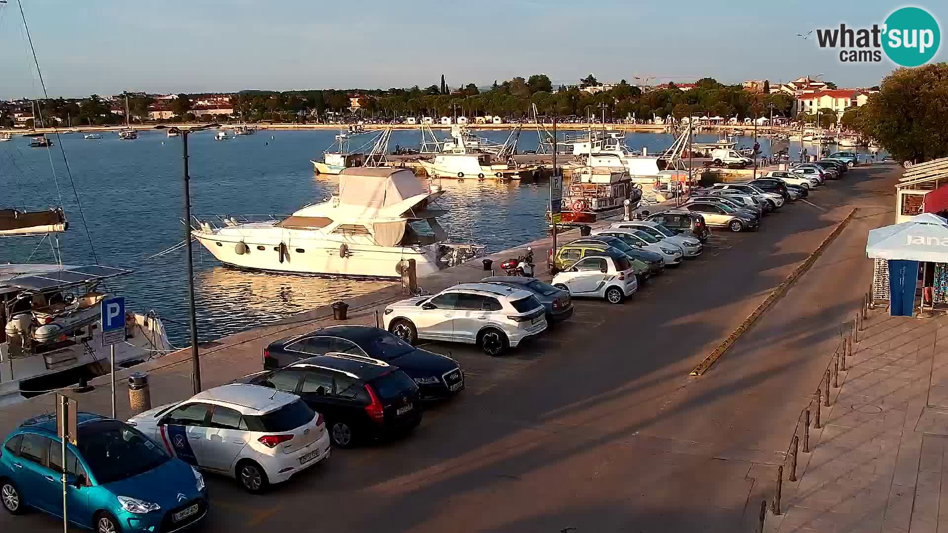 Live webcam Umag – Harbour