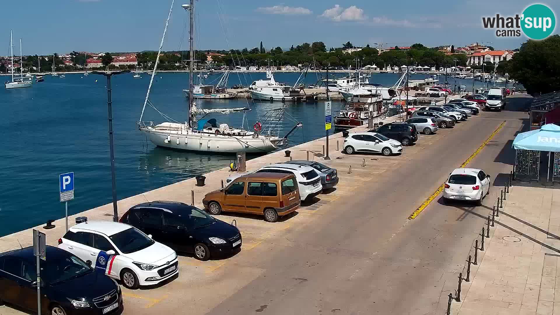 Live webcam Umag – Harbour