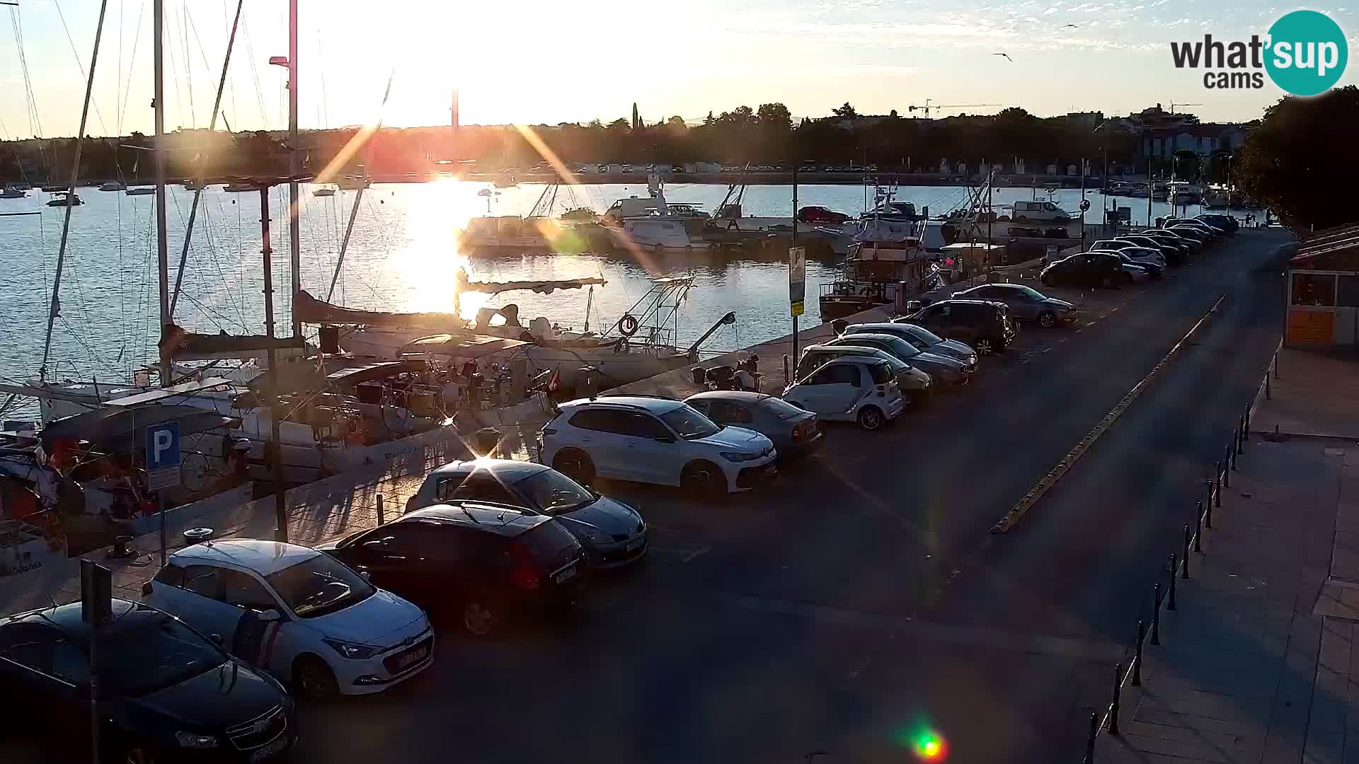 Live webcam Umag – Harbour