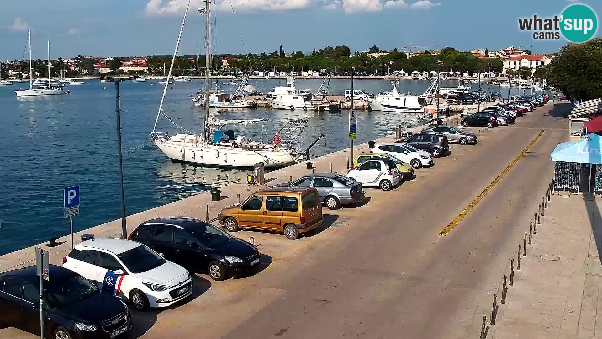 Piazza principale Umago Live Webcam