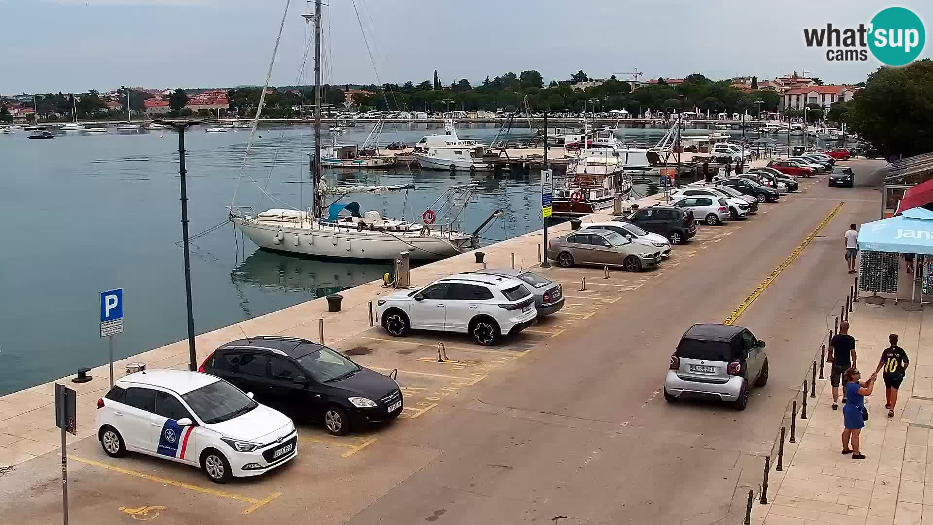 Piazza principale Umago Live Webcam