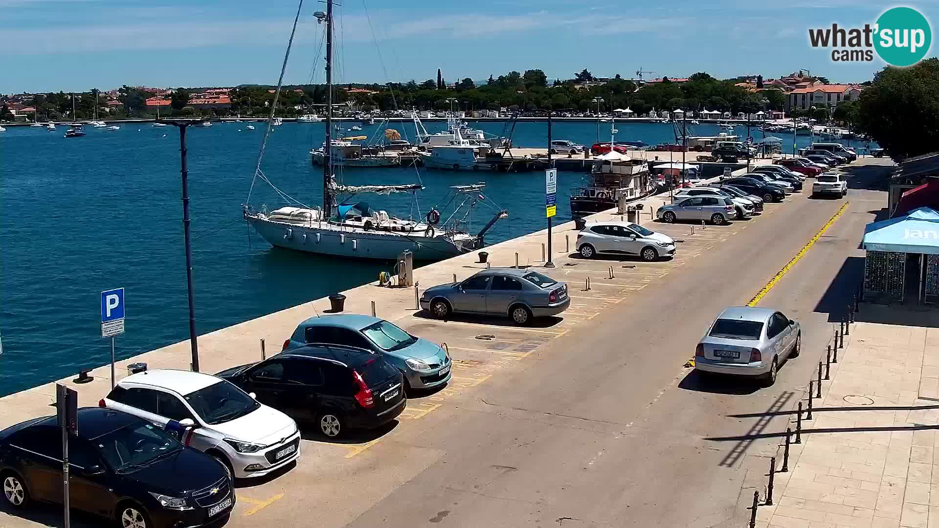Live webcam Umag – Harbour