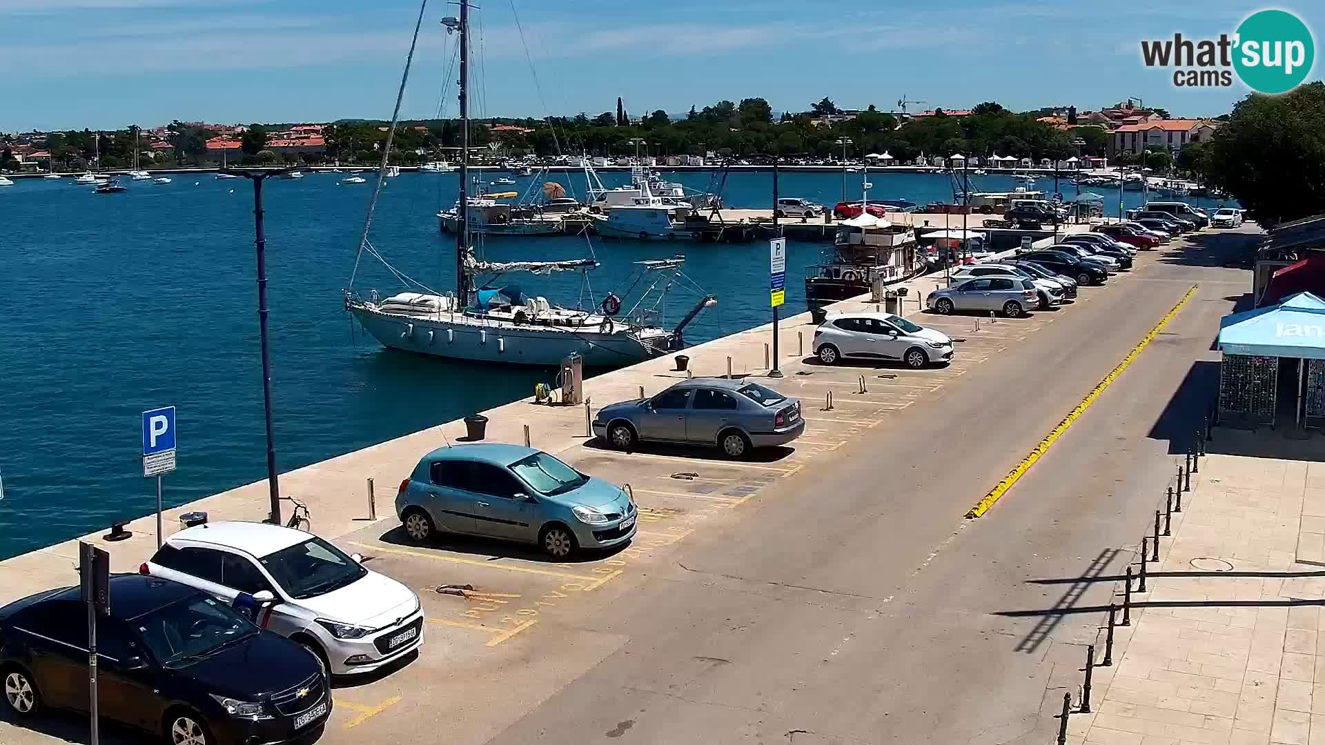 Piazza principale Umago Live Webcam