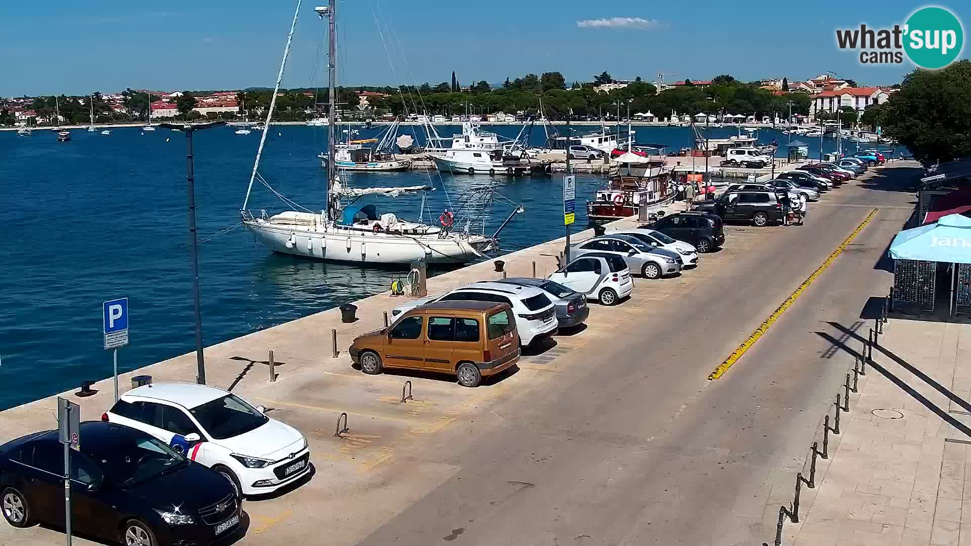 Live webcam Umag – Harbour