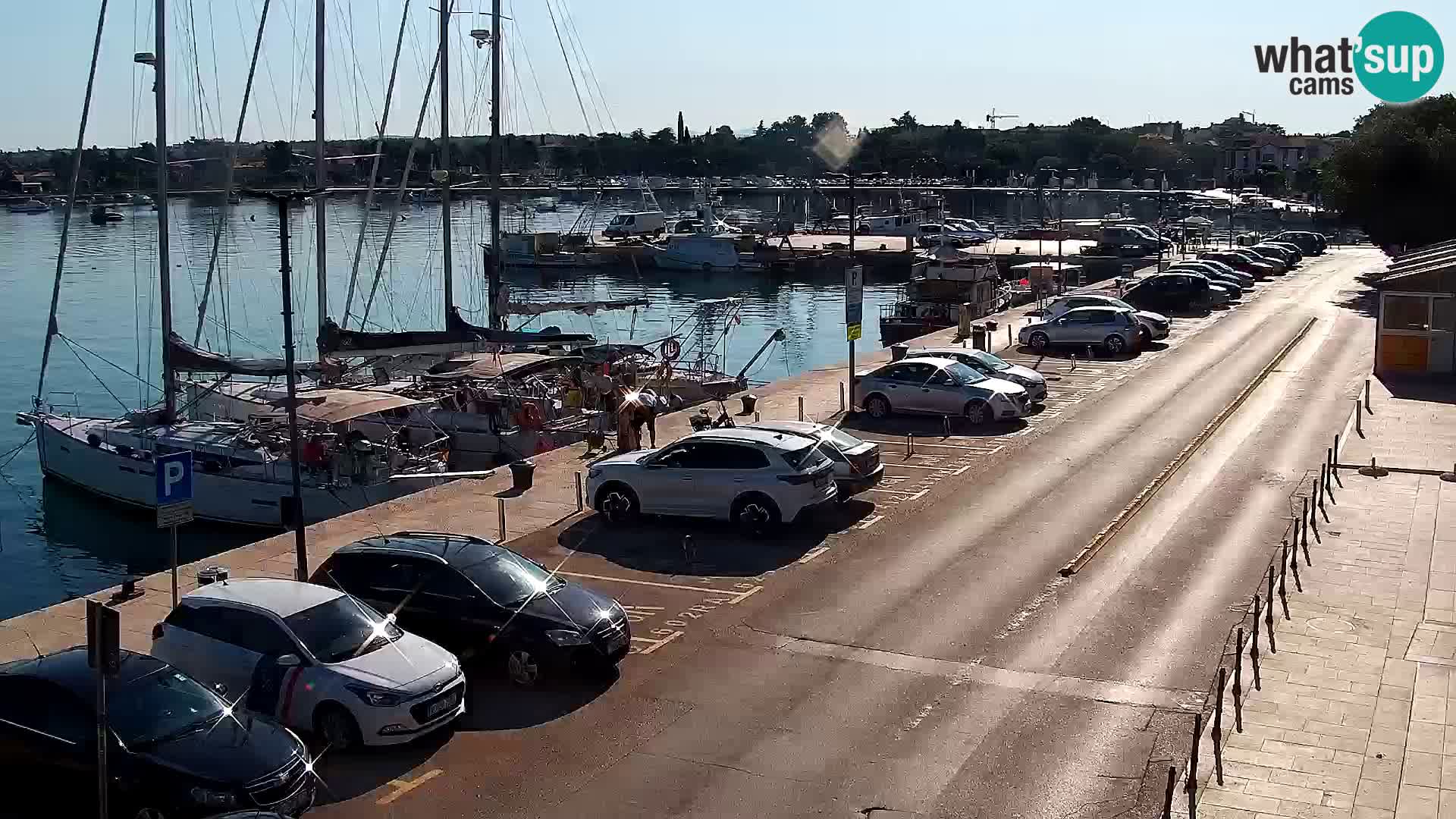 Live webcam Umag – Harbour